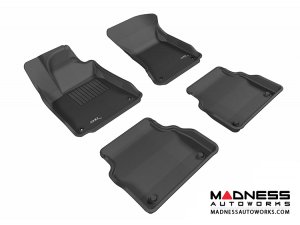 Audi A8 Floor Mats (Set of 4) - Black by 3D MAXpider (2011-2015) Audi A8 Floor Mats (Set of 4) - Black by 3D MAXpider (2011-2015)